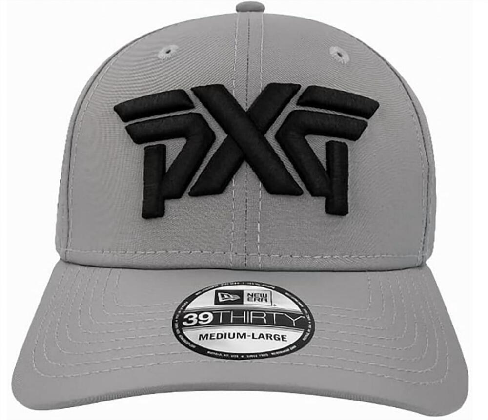 NEW PXG unisex prolight 39thirty stretch fit cap in medium grey